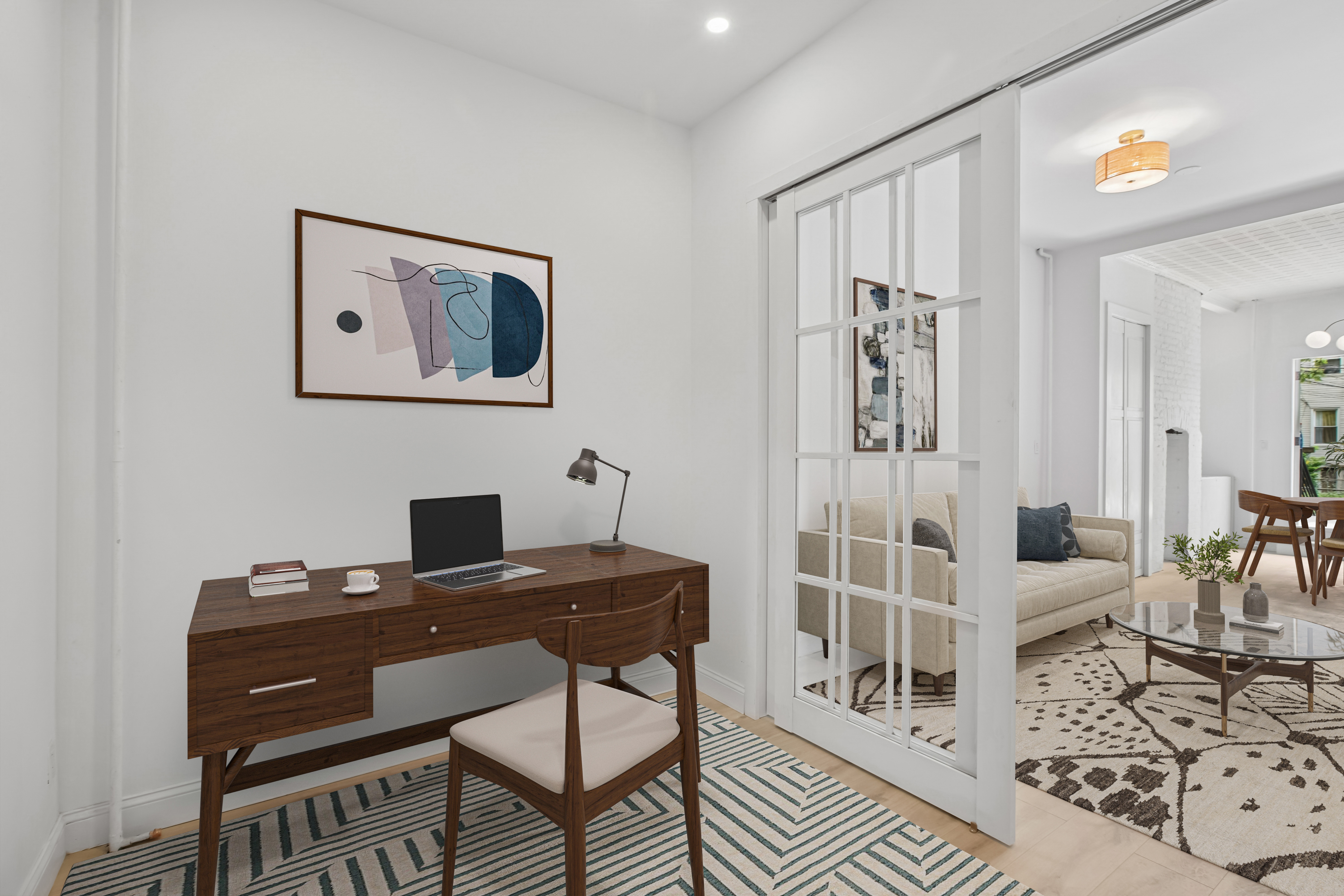 35 Jewel Street, Unit 1 Brooklyn, NY 11222 - Photo 7 of 11 a view of a workspace with furniture