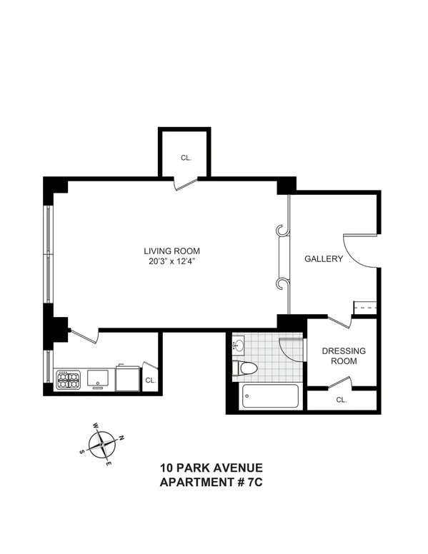 $3,400 | 10 Park Avenue, Unit 7C | Murray Hill