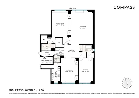 $4,500,000 | 785 5th Avenue, Unit 12C | Lenox Hill