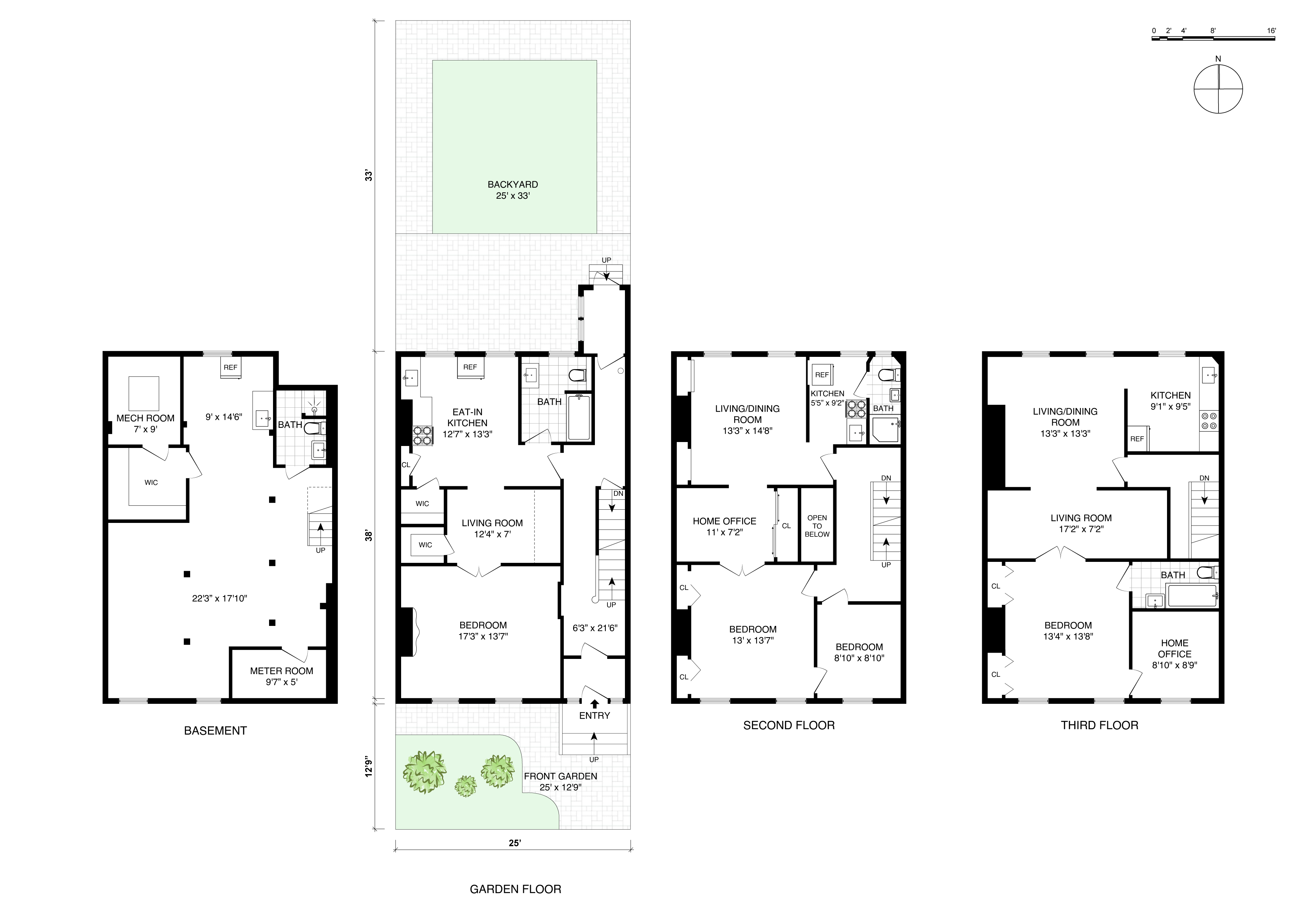 39 Broome Street Brooklyn, NY 11222 - Photo 16 of 16 a black white and white photo of a painting