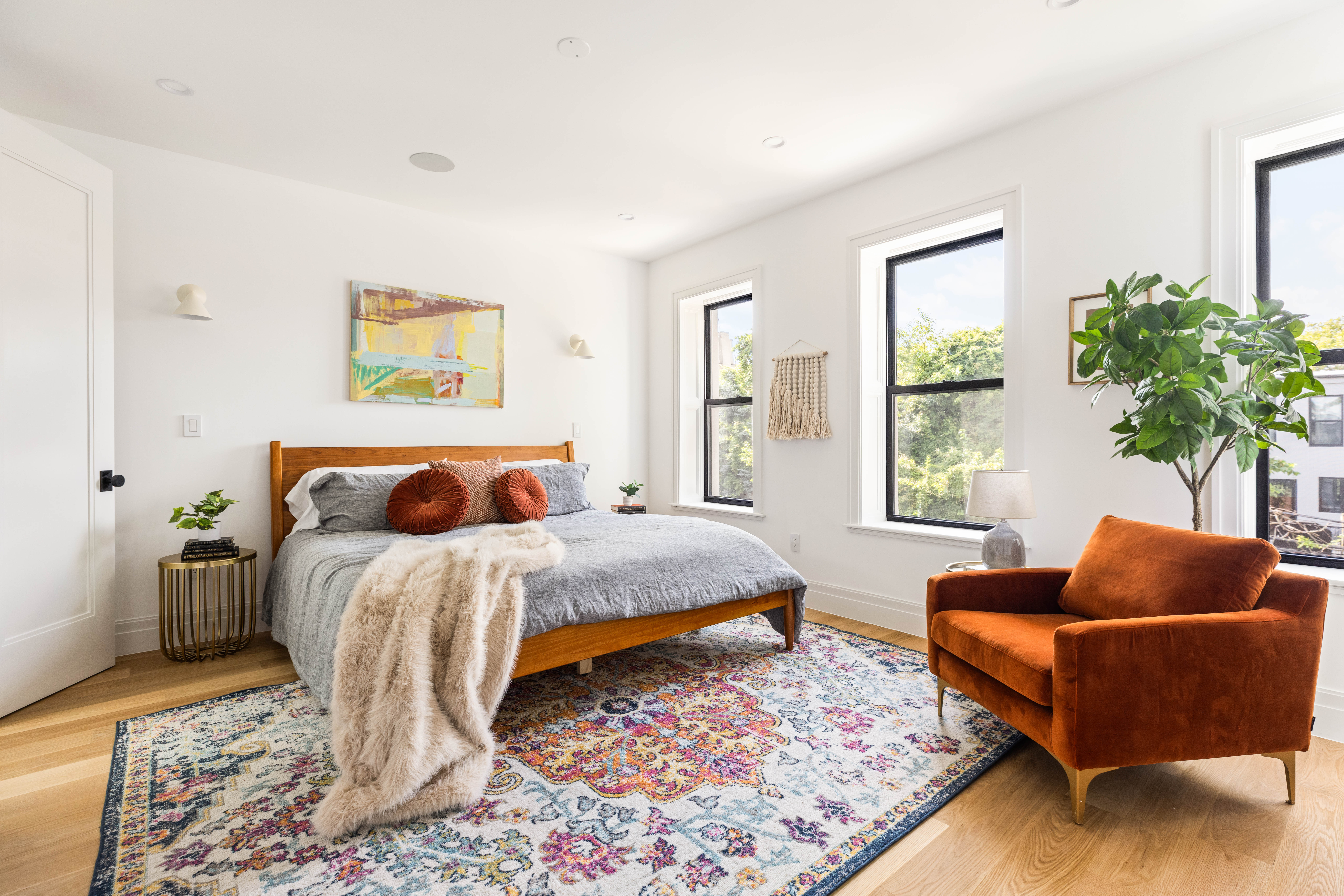 758 Halsey Street Brooklyn, NY 11233 - Photo 9 of 15 a bedroom with bed couch and window