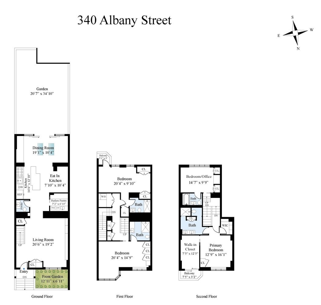 340 Albany Street Manhattan, NY 10280 - Photo 24 of 24 a picture of a floor plan