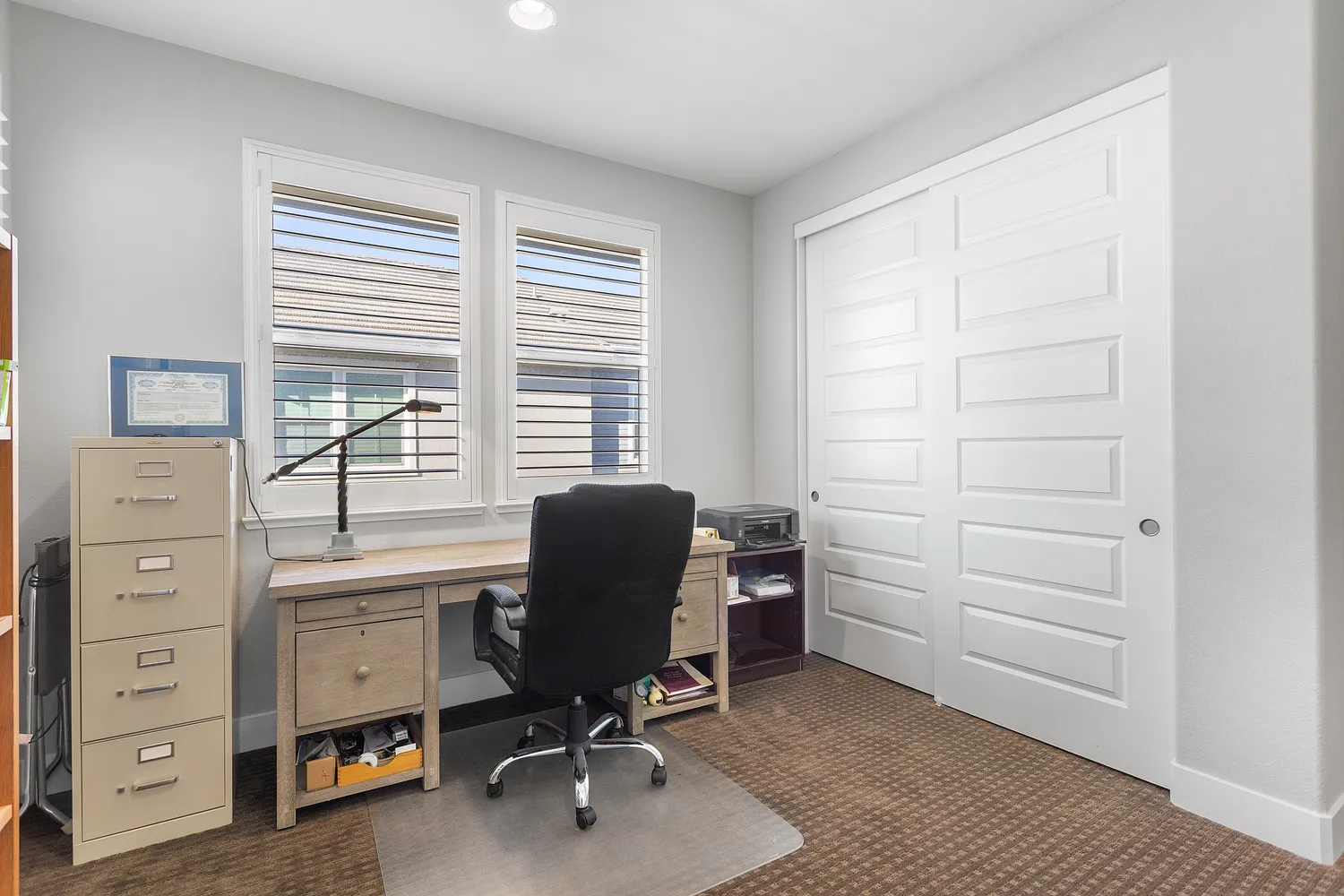 a outdoor living space with furniture