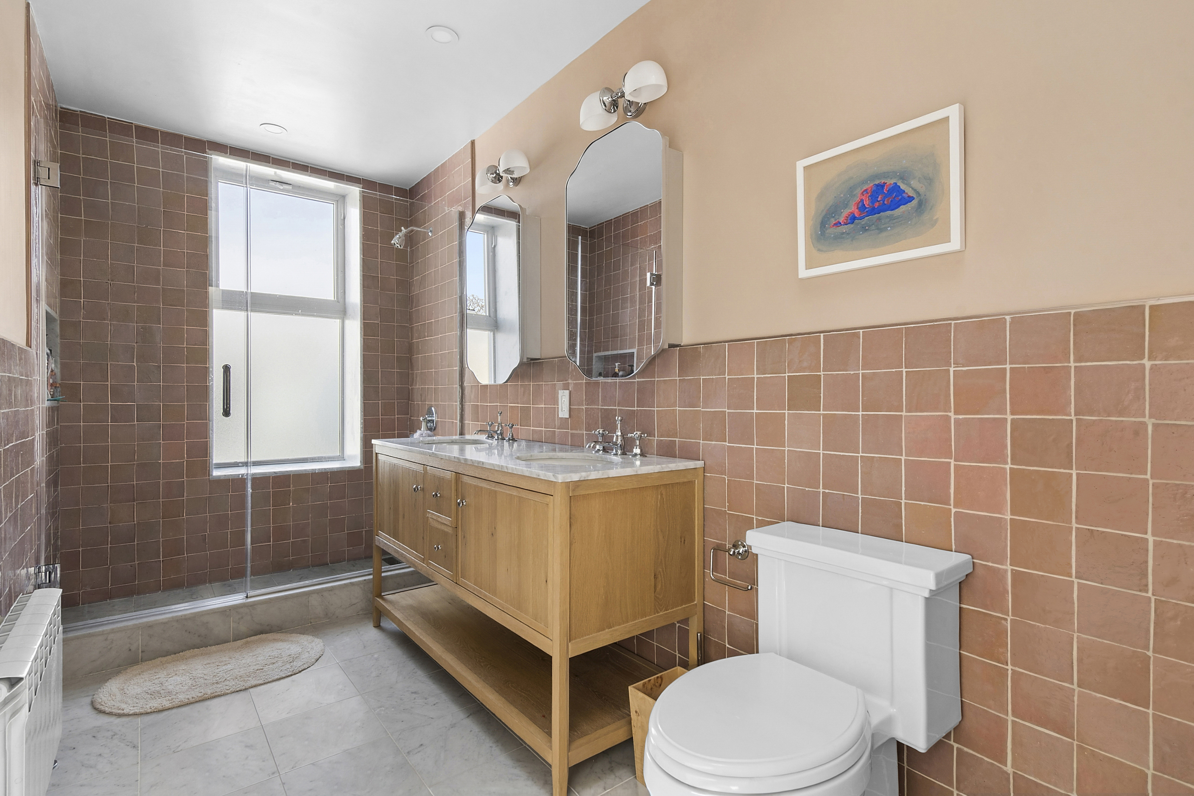 15 3rd Place, Unit 2 Brooklyn, NY 11231 - Photo 13 of 14 a bathroom with a toilet a sink and bath tub
