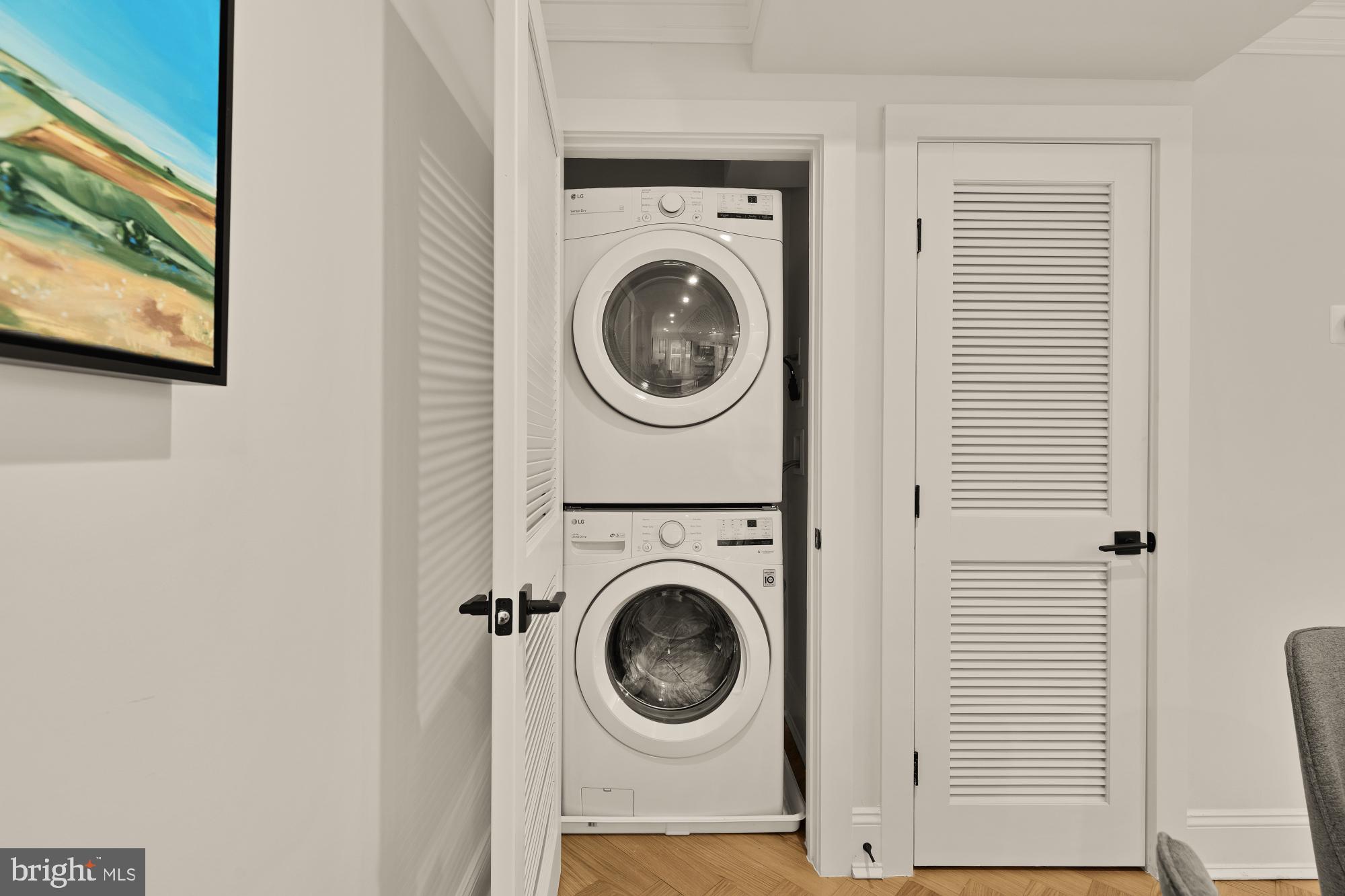 2630 39th Street Northwest, Unit 1 Washington, DC 20007 - Photo 10 of 26 a view of washer and dryer in a utility room