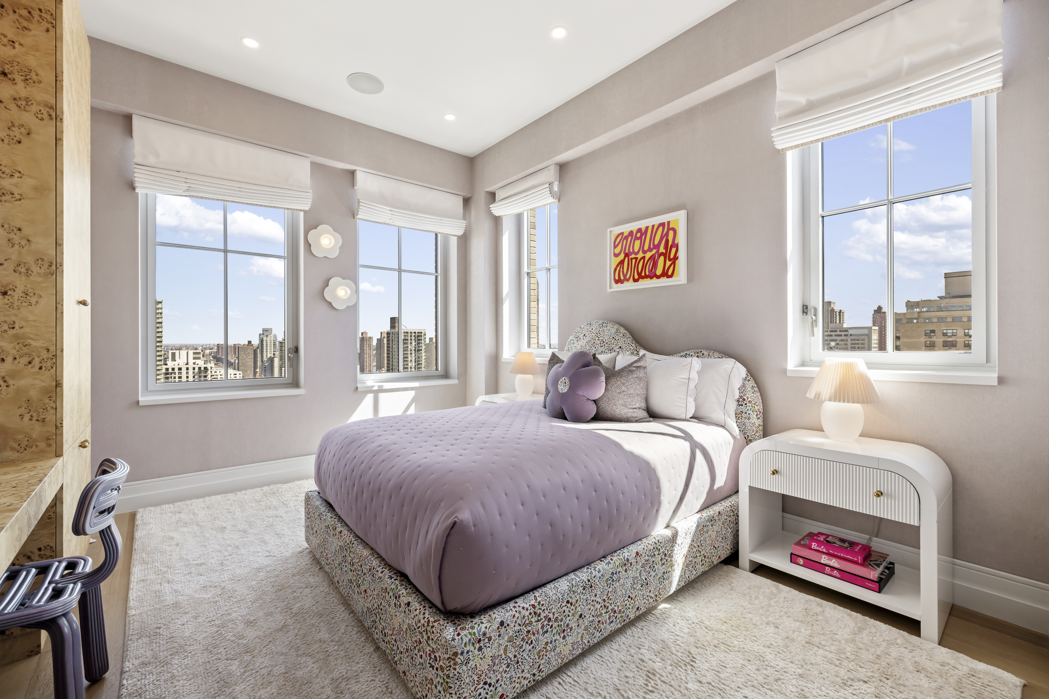 301 East 80th Street, Unit 25B Manhattan, NY 10075 - Photo 19 of 38 a bedroom with a bed a dresser next to a window