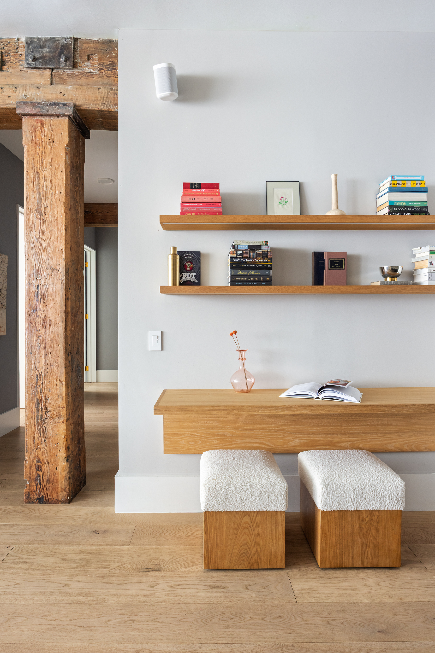 622 Greenwich Street, Unit 4B Manhattan, NY 10014 - Photo 18 of 27 a view of kitchen with stainless steel appliances granite countertop cabinets and wooden floor
