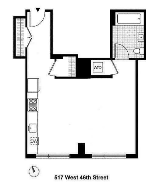 517 West 46th Street, Unit 307 Manhattan, NY 10036 - Photo 10 of 10 unknown