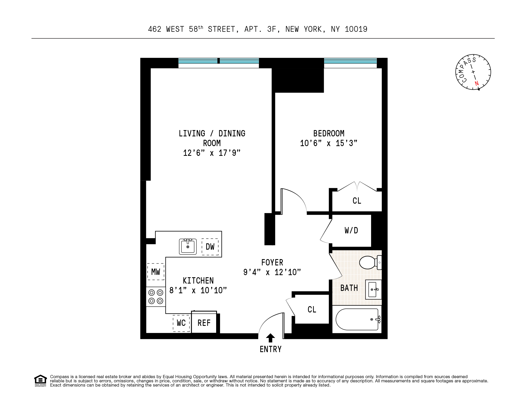 462 West 58th Street 3F Clinton New York NY 10019