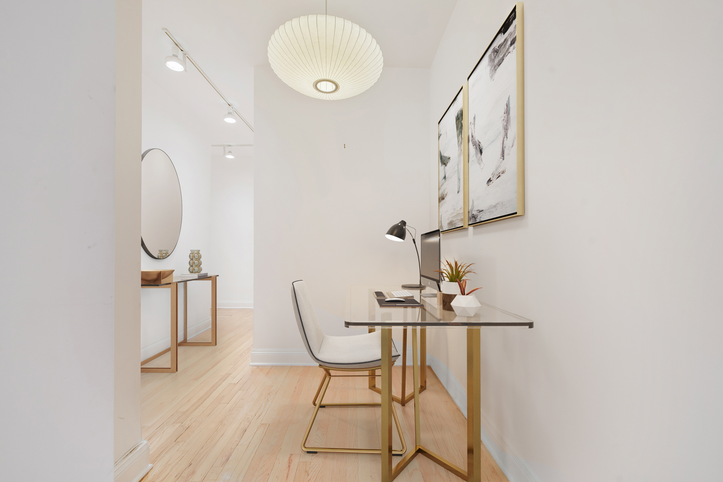 67 Morton Street, Unit 2B Manhattan, NY 10014 - Photo 4 of 12 a view of a room with gym equipment