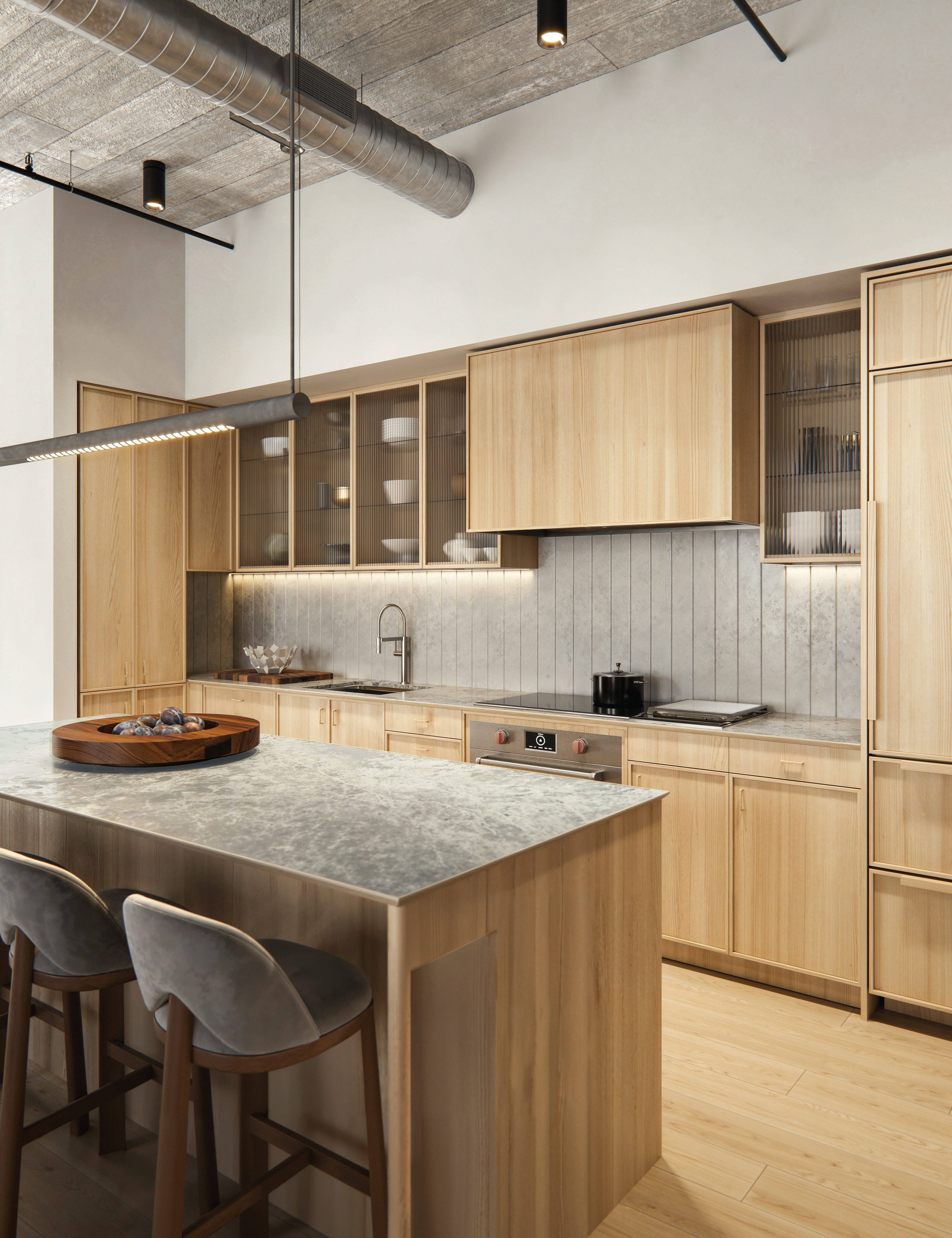 220 East 9th Street, Unit 3D Manhattan, NY 10003 - Photo 2 of 3 a kitchen with a stove a sink and a refrigerator