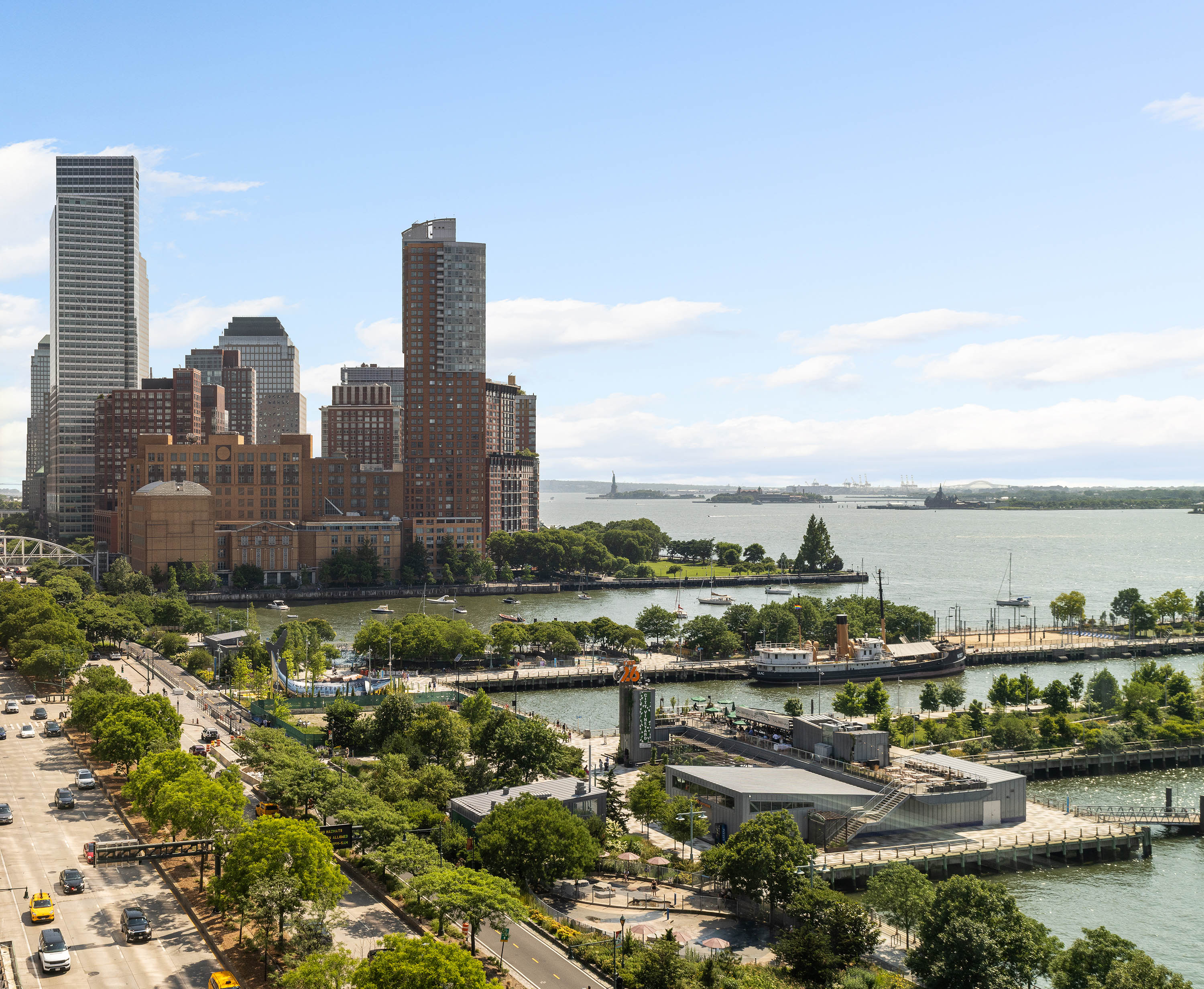 92 Laight Street, Unit 11A Manhattan, NY 10013 - Photo 14 of 15 a view of a lake with a city