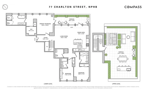 $6,250,000 | 77 Charlton Street, Unit NPHB | Hudson Square