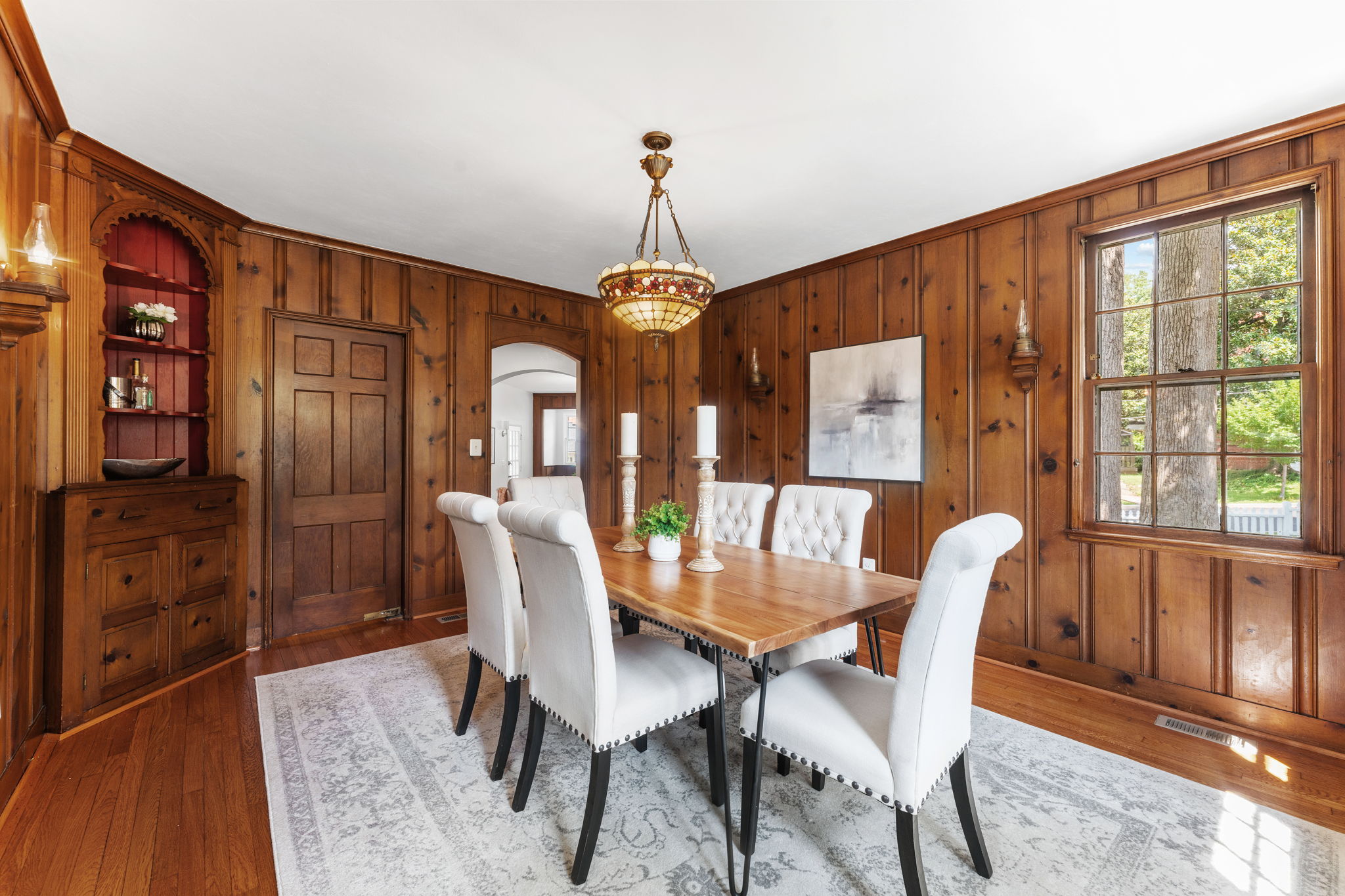 1325 Locust Road Northwest Washington, DC 20012 - Photo 16 of 56 a dining room with furniture window wooden floor
