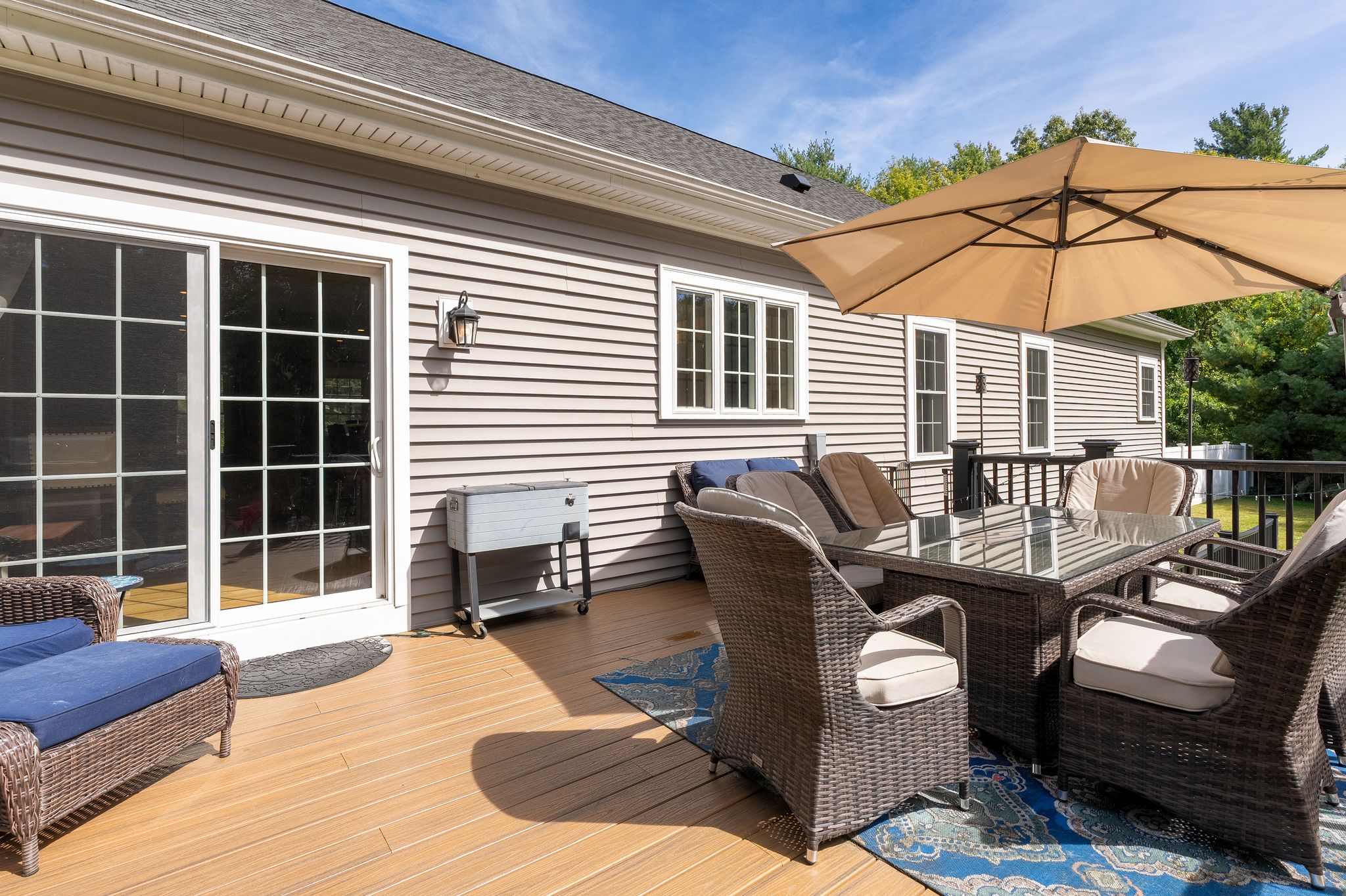 491 Pine Street Bridgewater, MA 02324 - Photo 12 of 18 a balcony with furniture and a potted plant