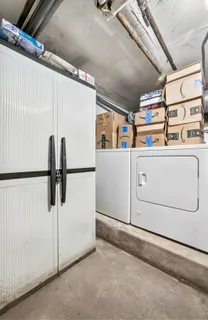 a room with storage and utility