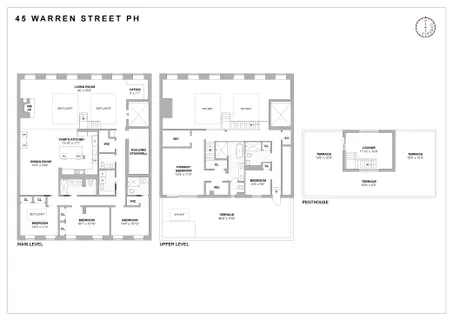 $10,995,000 | 45 Warren Street, Unit PH | TriBeCa