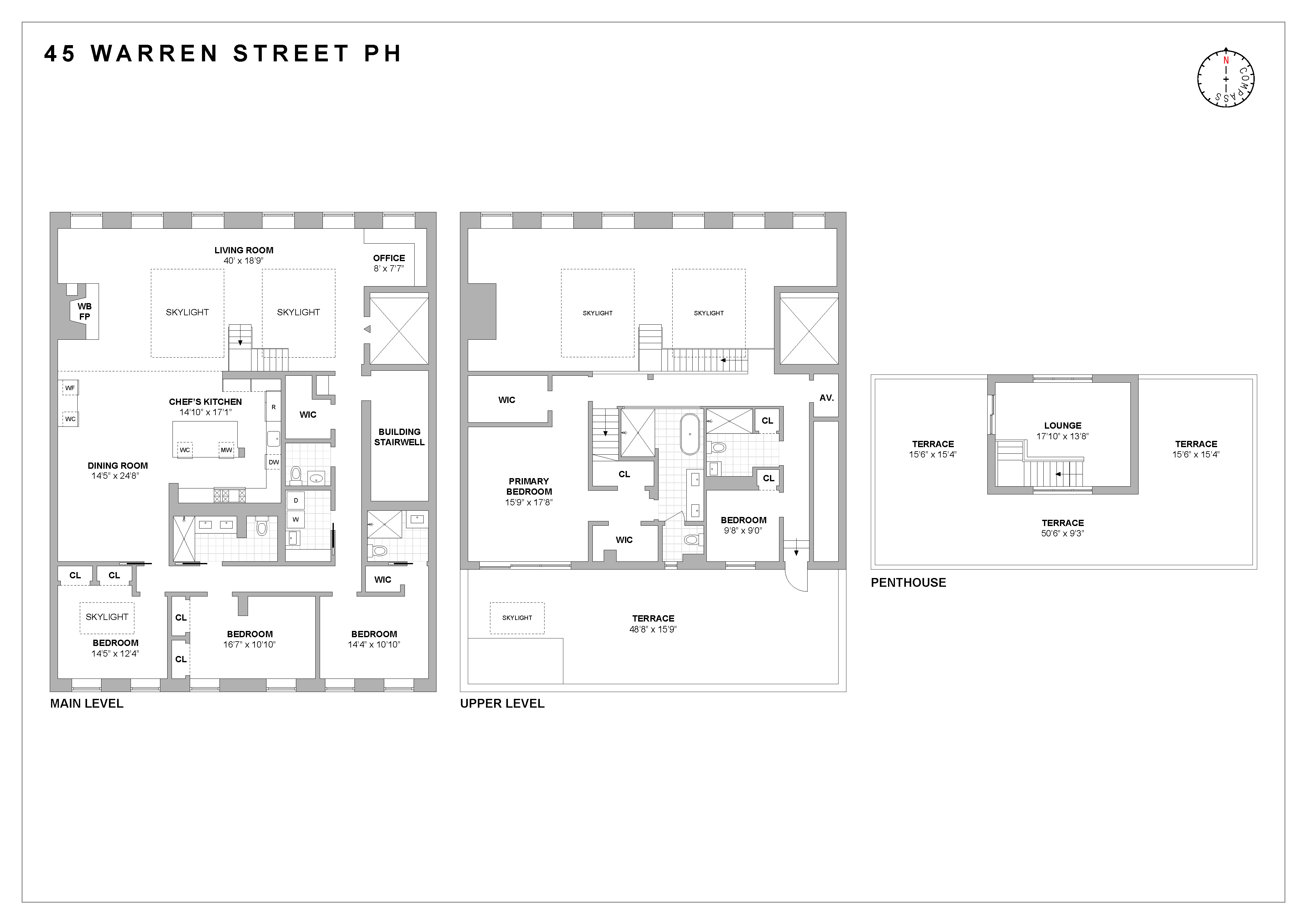 45 Warren Street, Unit PH Manhattan, NY 10007 - Photo 29 of 29 unknown