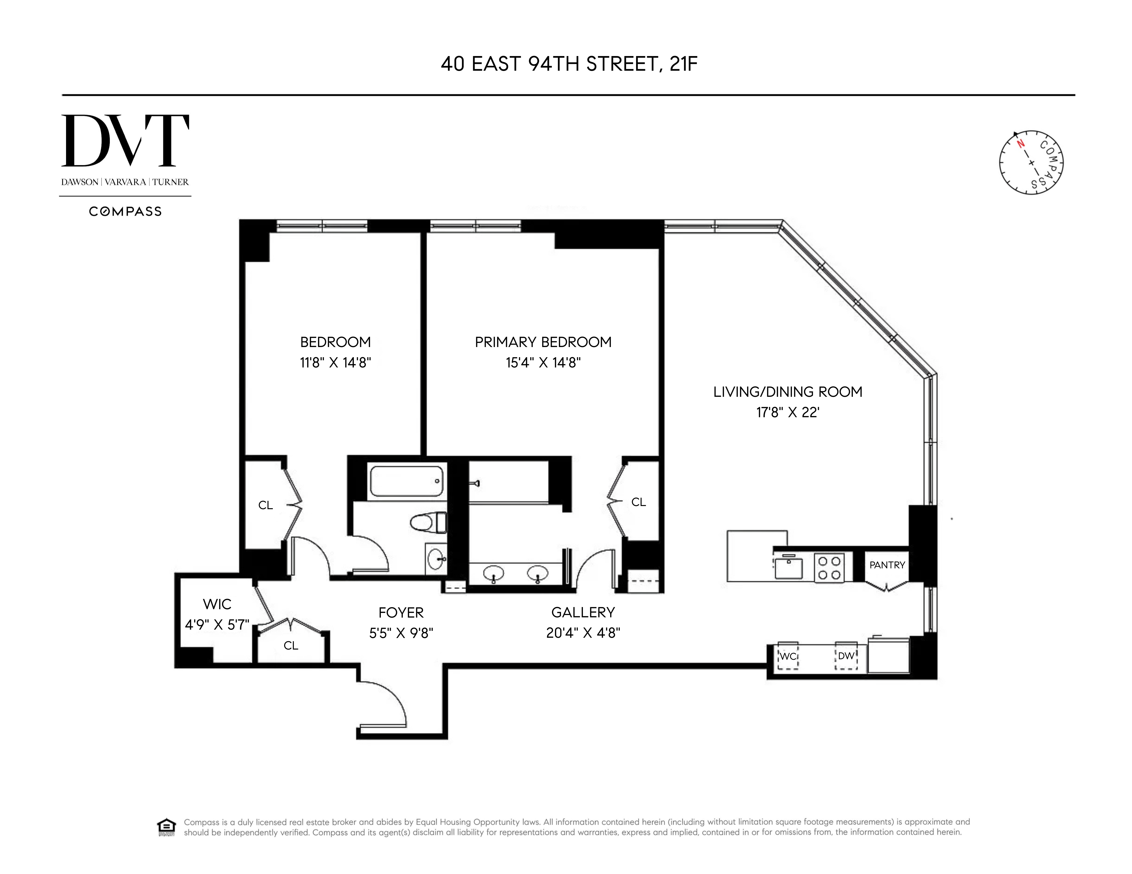 40 East 94th Street, Unit 21F Manhattan, NY 10128 - Photo 8 of 8 a picture of a black and white photo