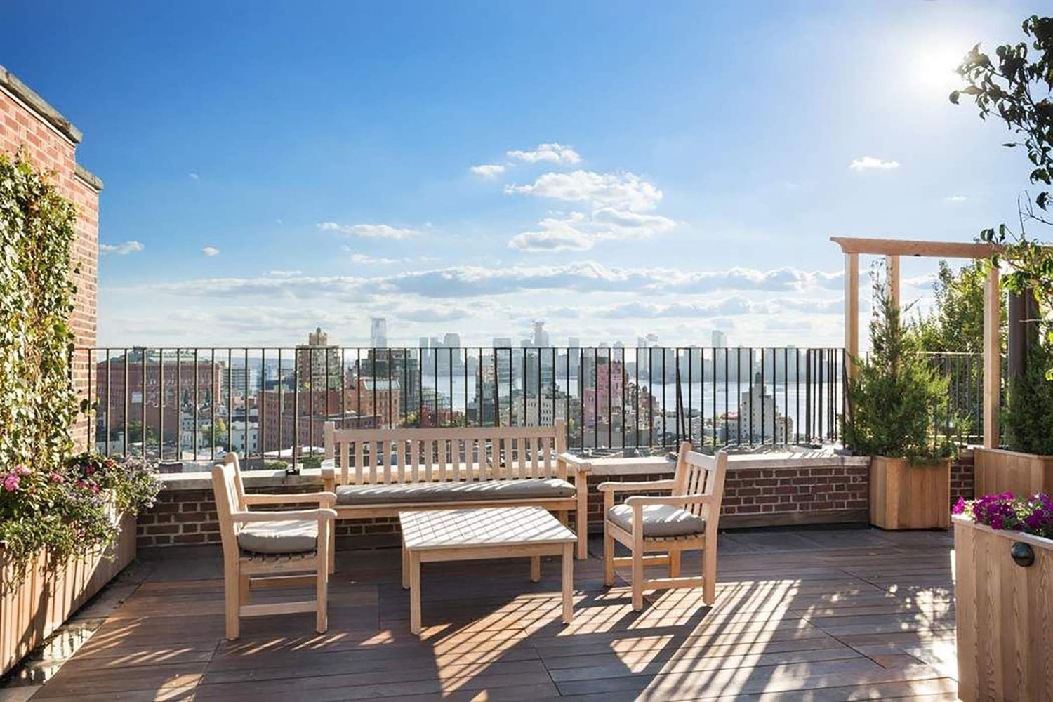 302 West 12th Street, Unit 12C Manhattan, NY 10014 - Photo 11 of 13 a view of a terrace with seating area