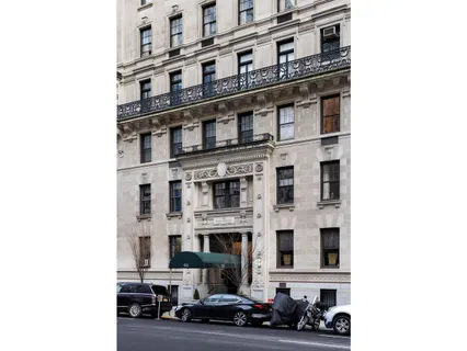 a front view of a building