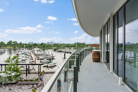 a view of a living room and front door