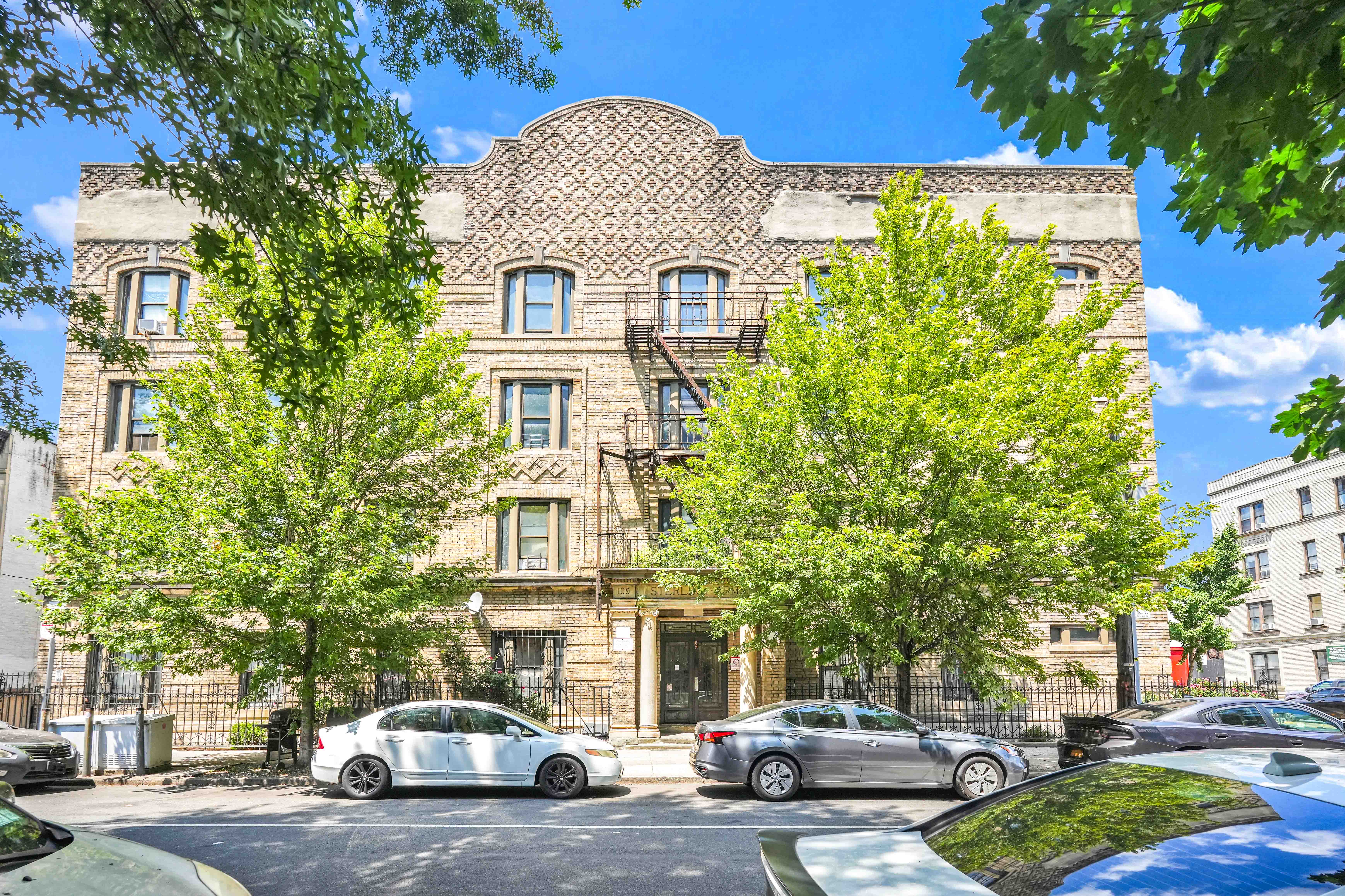 1770 Bedford Avenue Brooklyn, NY 11225 - Photo 43 of 50 a front view of a building with parking space