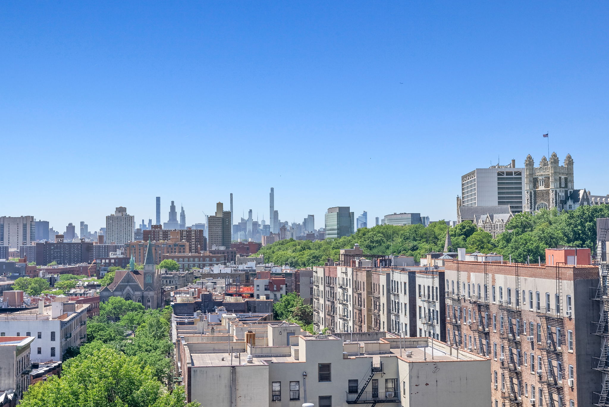 345 West 145th Street, Unit 8C3 Manhattan, NY 10031 - Photo 10 of 12 a view of a city with tall buildings