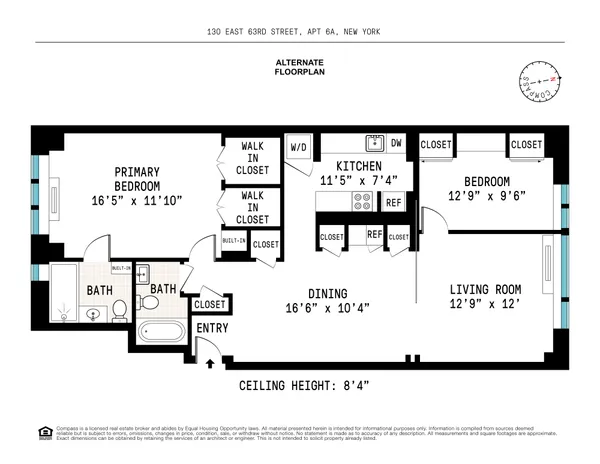 $1,450,000 | 130 East 63rd Street, Unit 6A | Lenox Hill
