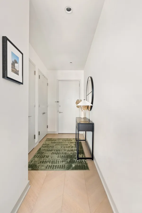a view of wooden floor in a room