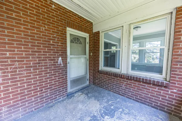 a view of front door of house