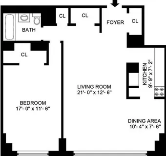 $660,000 | 180 West End Avenue, Unit 5H | Upper West Side