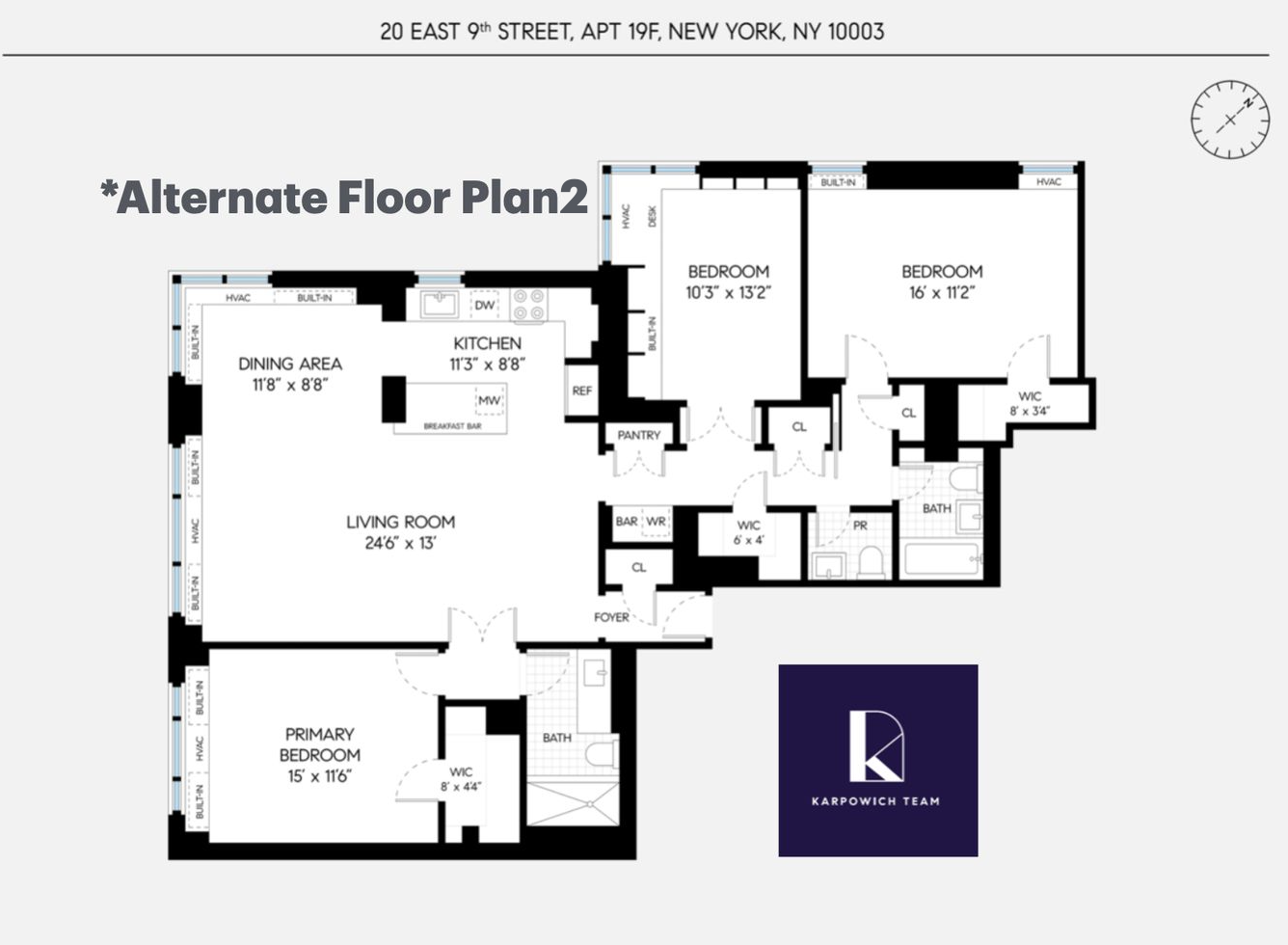 20 East 9th Street 20F Greenwich Village New York NY 10003