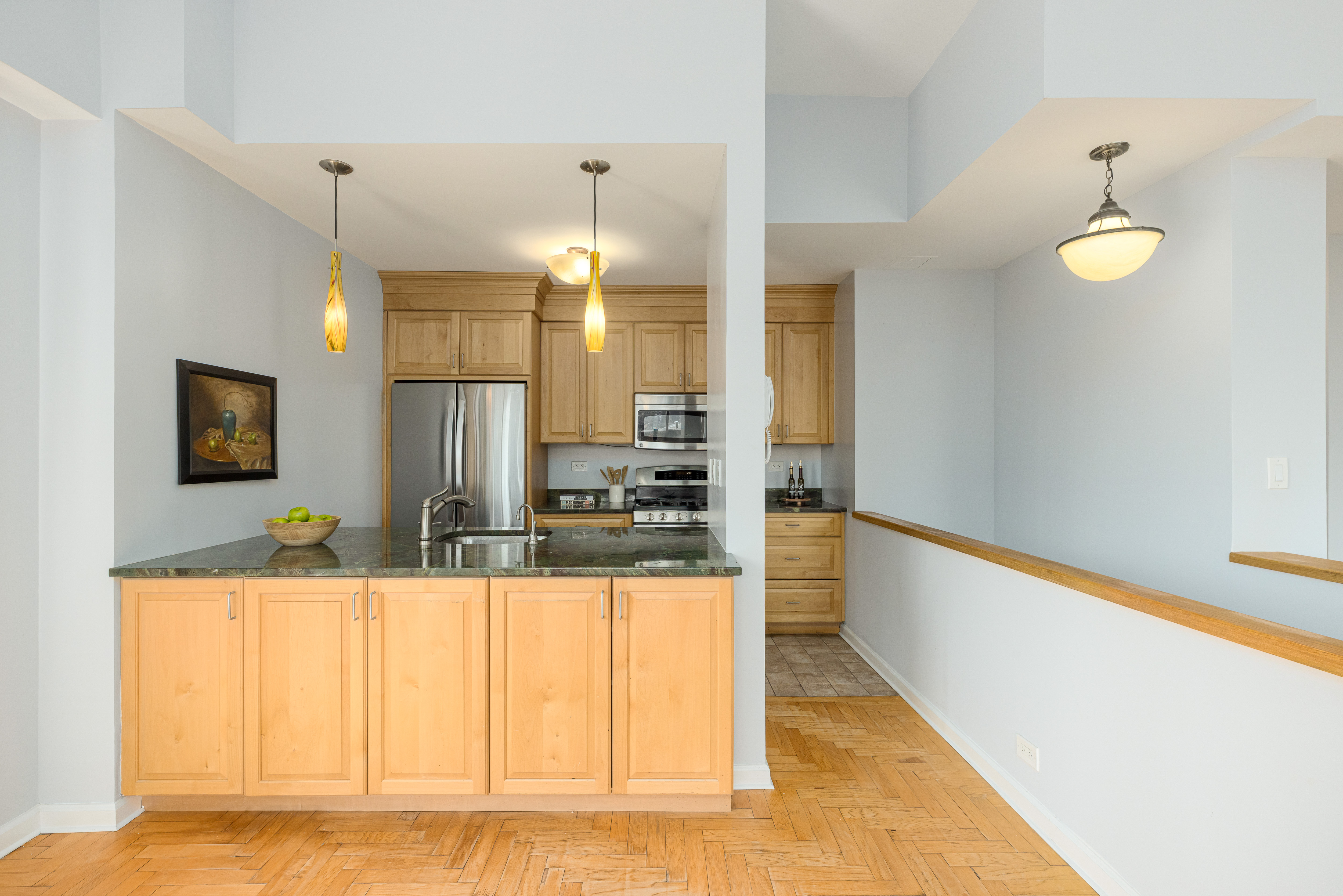 393 West 49th Street, Unit 5C Manhattan, NY 10019 - Photo 8 of 21 a view of a living room with a flat screen tv