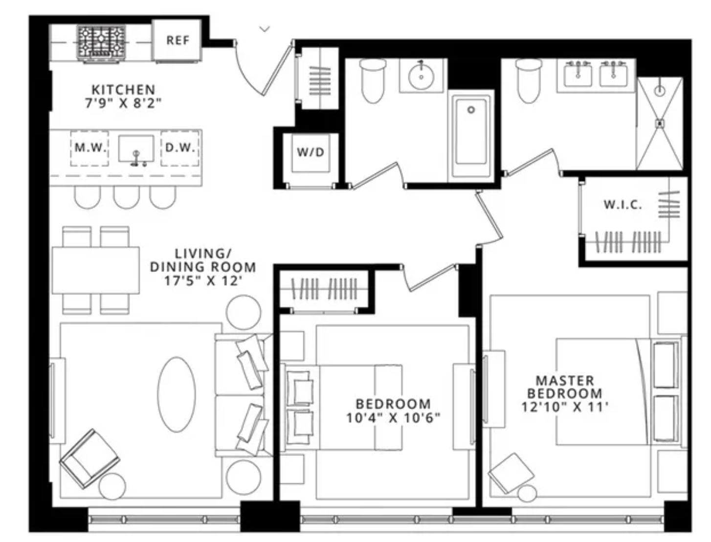 181 18th Street, Unit 204 Brooklyn, NY 11215 - Photo 15 of 15 a picture of a wall with a white wall and a picture on the wall