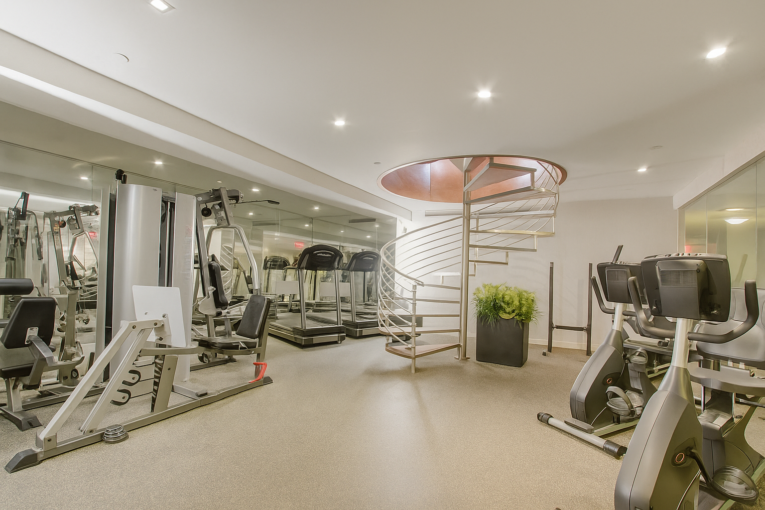 161 North 4th Street, Unit 1F Brooklyn, NY 11211 - Photo 9 of 10 a view of a room with gym equipment