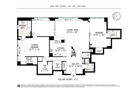 $2,700,000 | 1065 Park Avenue, Unit 4BC | Upper East Side