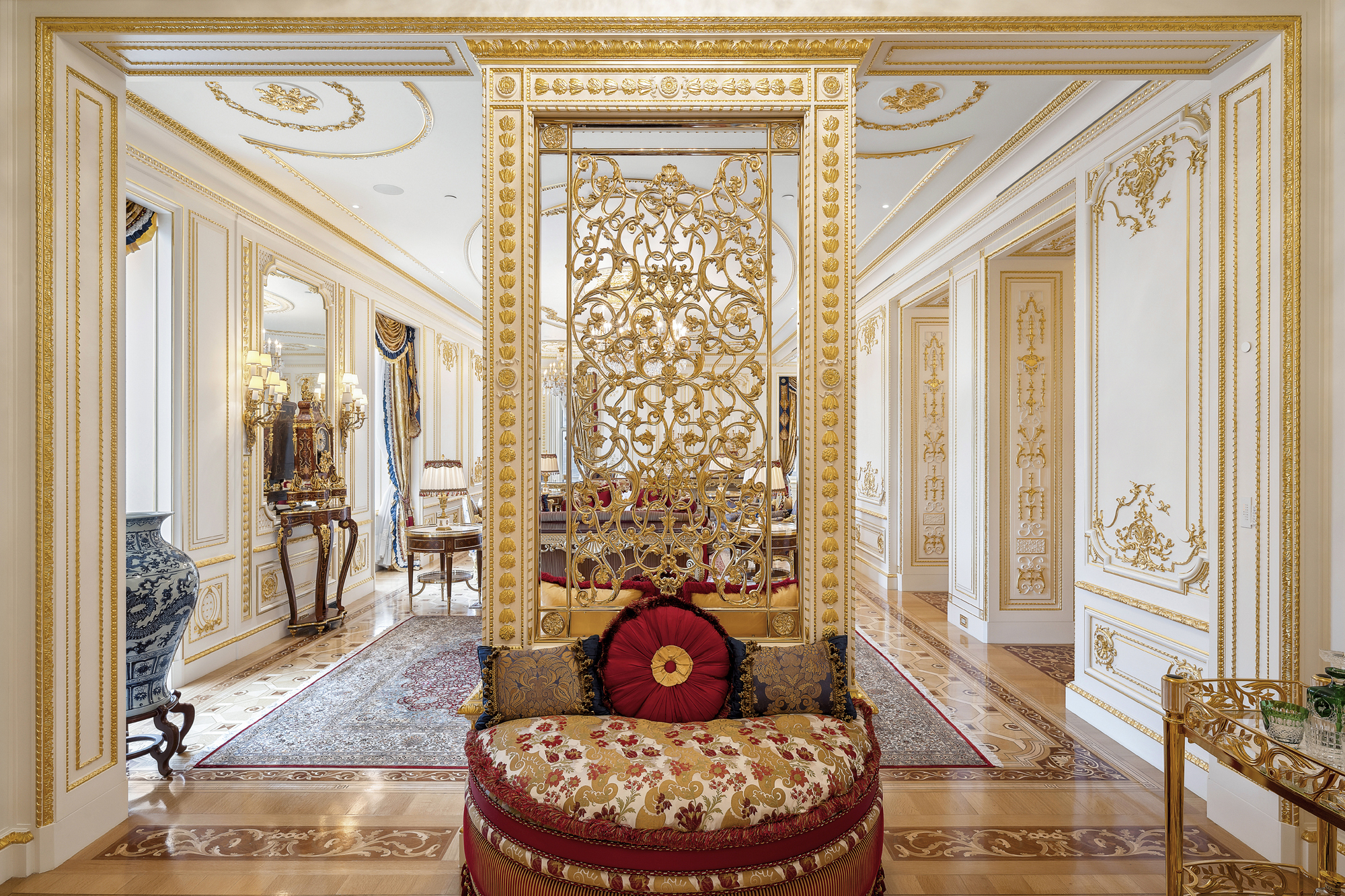 1 Central Park South, Unit 10071009 Manhattan, NY 10019 - Photo 6 of 28 a living room with furniture and a floor to ceiling window
