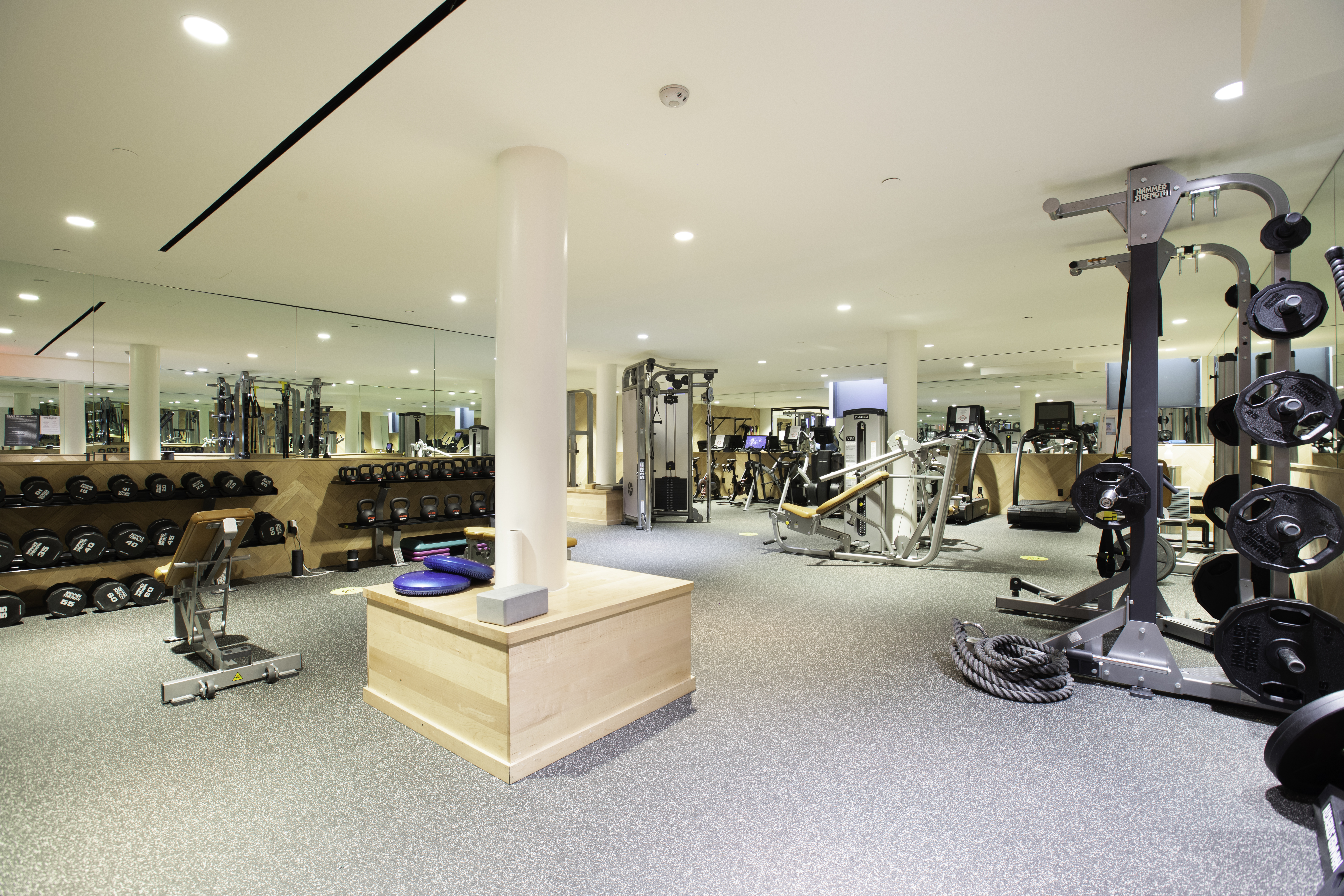 71 Laight Street, Unit 2F Manhattan, NY 10013 - Photo 19 of 20 a view of a room with gym equipment