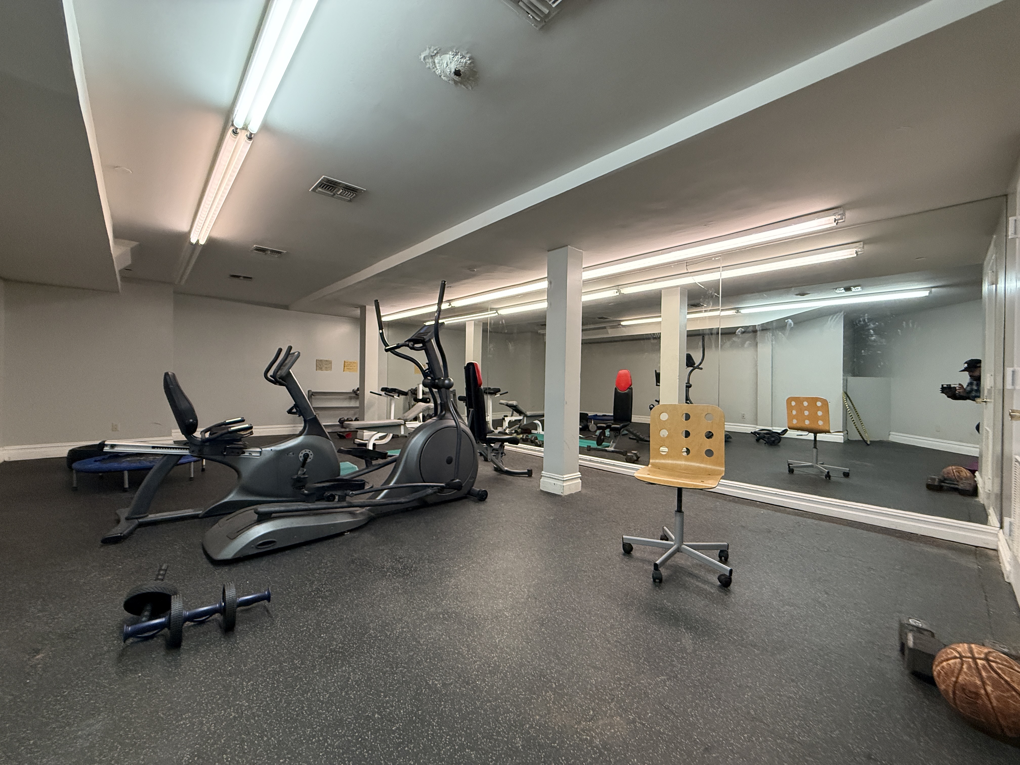 101 Prospect Park Southwest, Unit 3B Brooklyn, NY 11218 - Photo 22 of 23 a view of a room with gym equipment