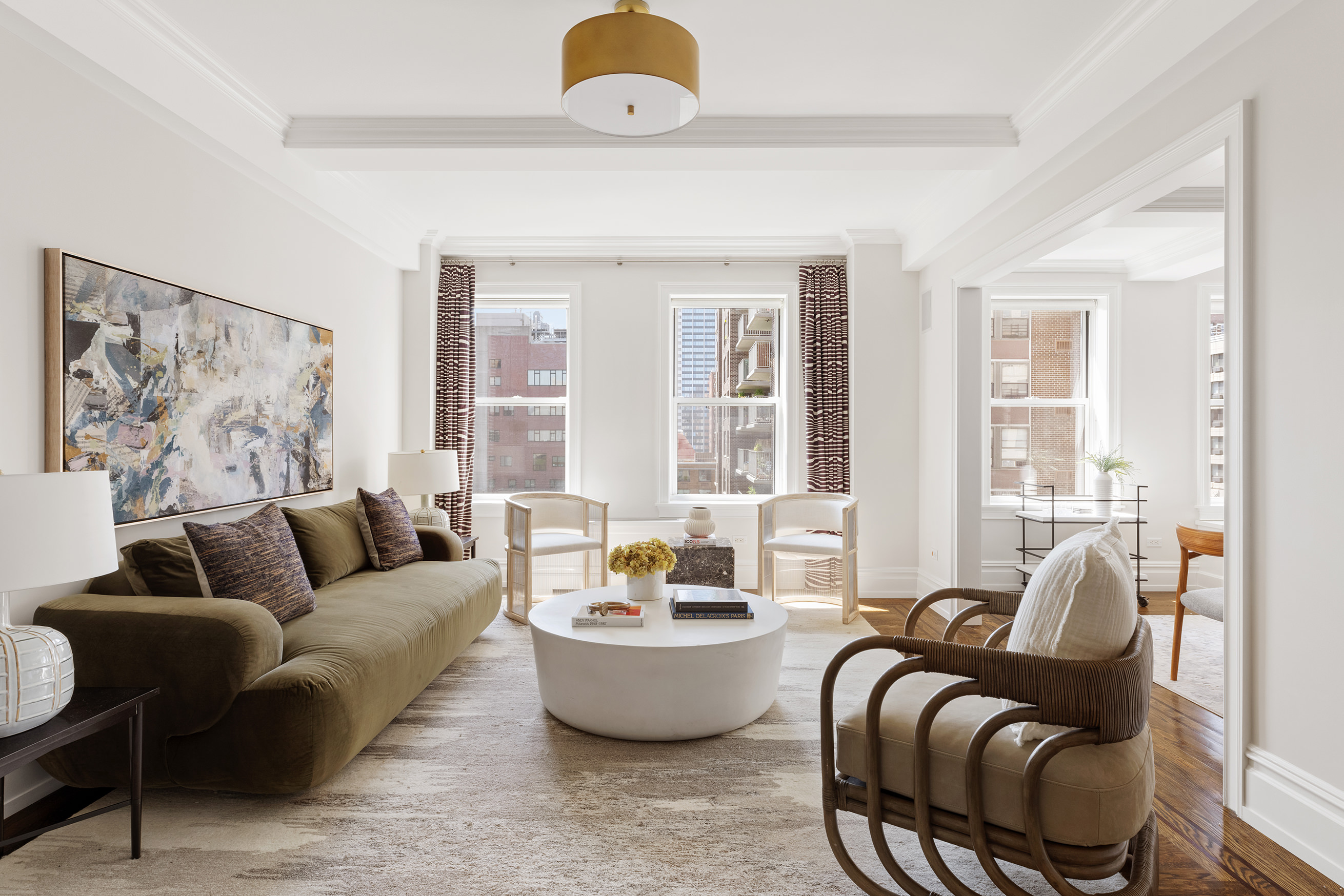 165 West 91st Street, Unit 9AB Manhattan, NY 10024 - Photo 1 of 24 a living room with furniture and a large window