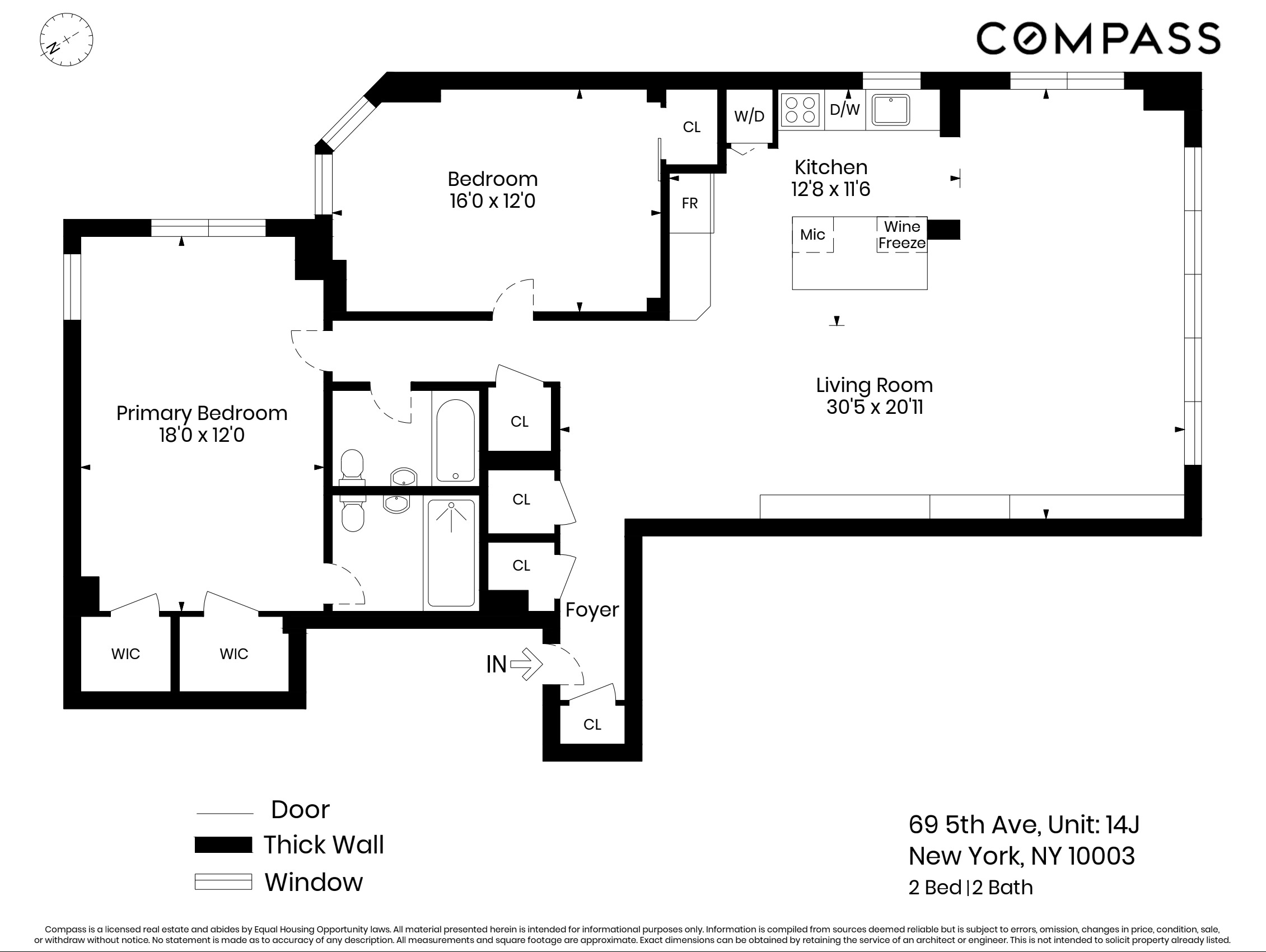 69 5th Avenue, Unit 14J Manhattan, NY 10003 - Photo 12 of 12 Gallery Image 12