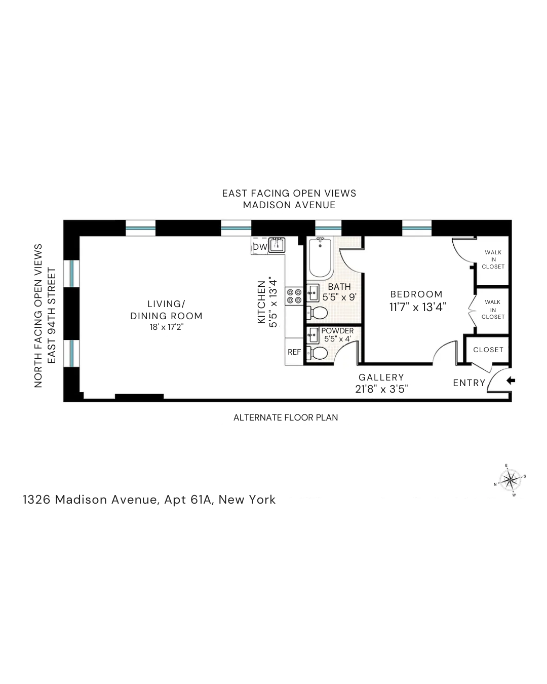1326 Madison Avenue, Unit 61A Manhattan, NY 10128 - Photo 11 of 11 Gallery Image 11