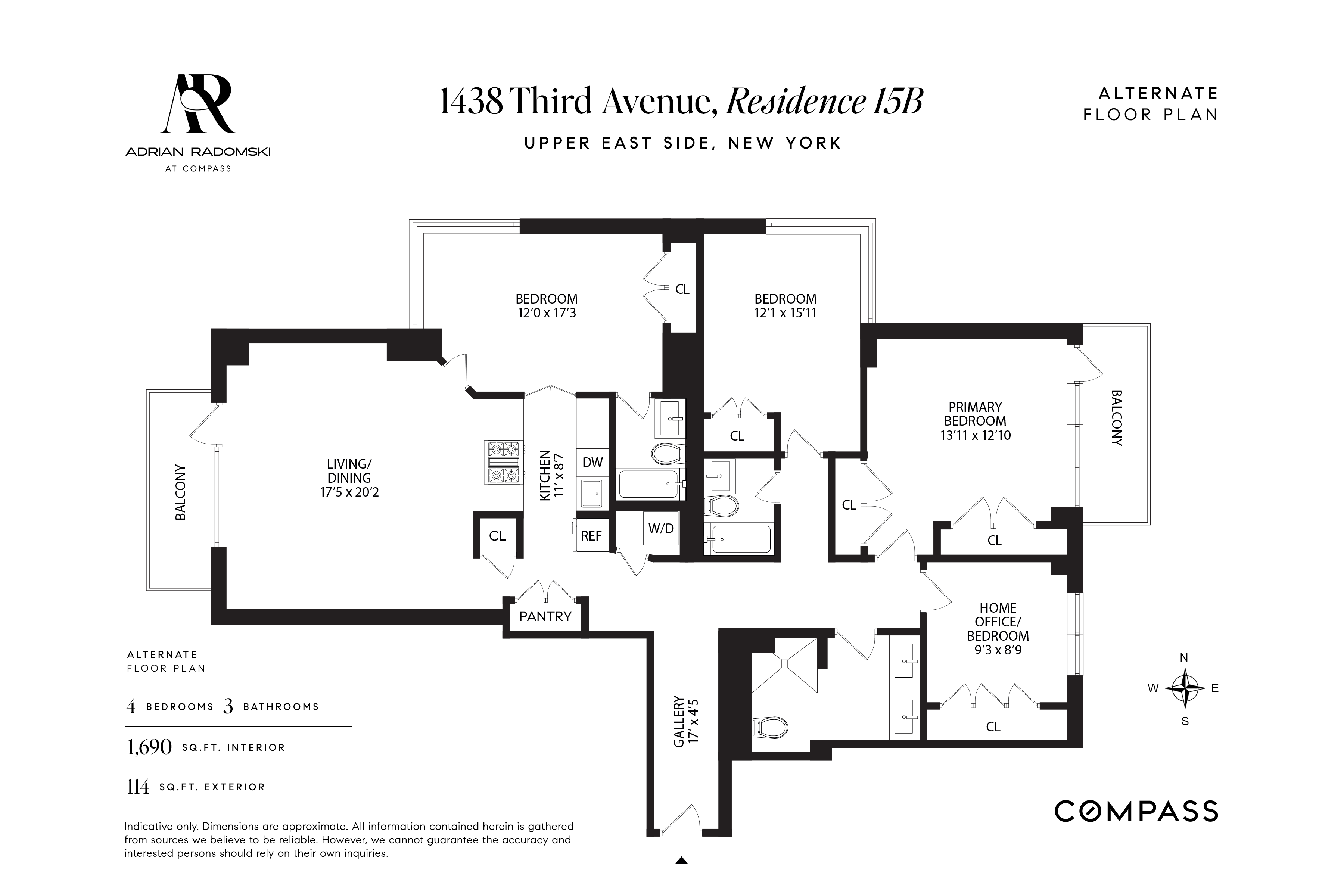 1438 3rd Avenue, Unit 15B Manhattan, NY 10028 - Photo 21 of 21
