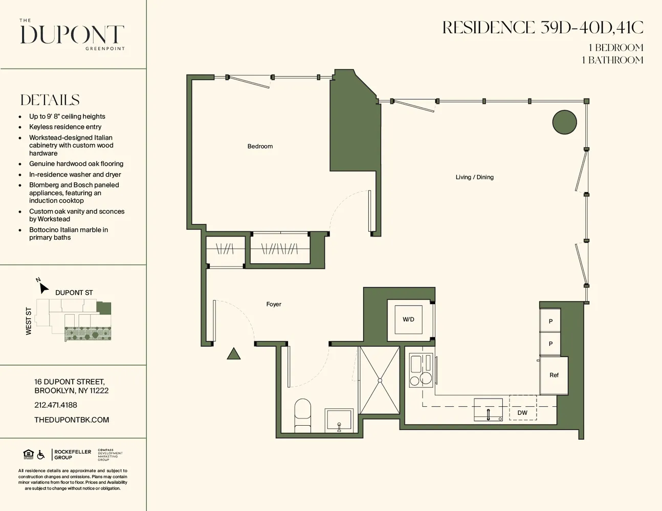 $7,995 | 16 Dupont Street, Unit 41C | Greenpoint