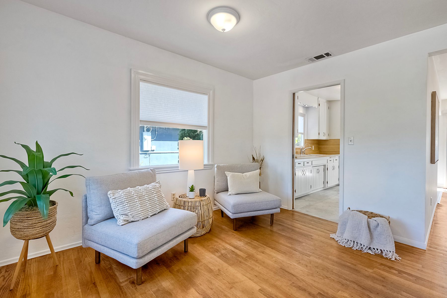 534 Hoover Street Oceanside, CA 92054 - Photo 9 of 31 a living room with furniture and a potted plant