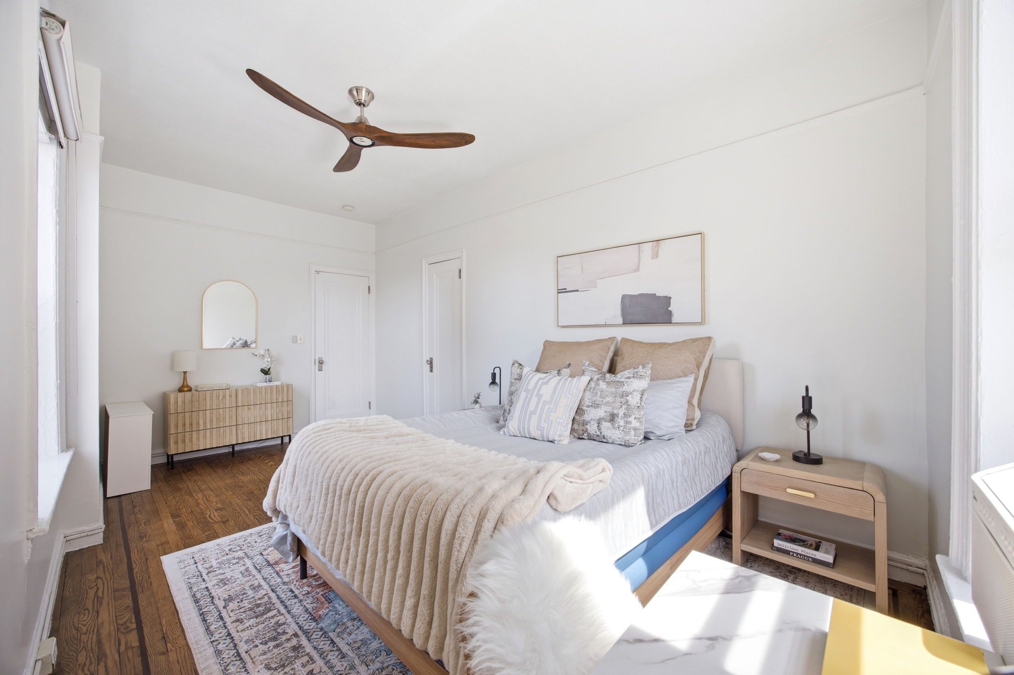 485 Central Park West, Unit 7A Manhattan, NY 10025 - Photo 9 of 15 a bedroom with a bed and a dresser
