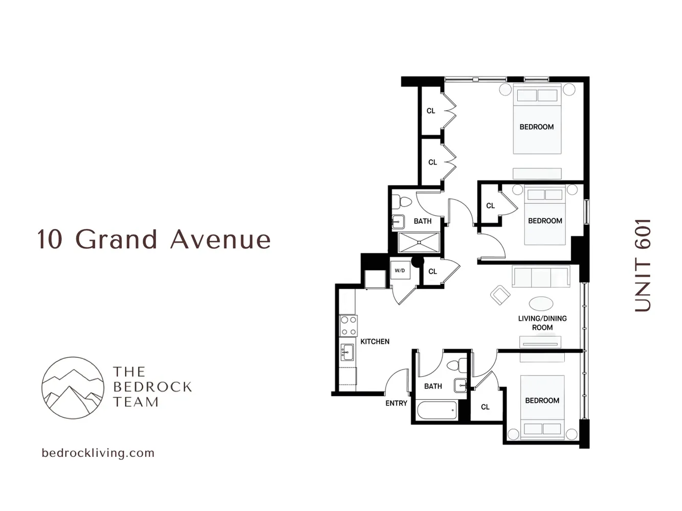 $5,100 | 10 Grand Avenue, Unit 601 | Clinton Hill