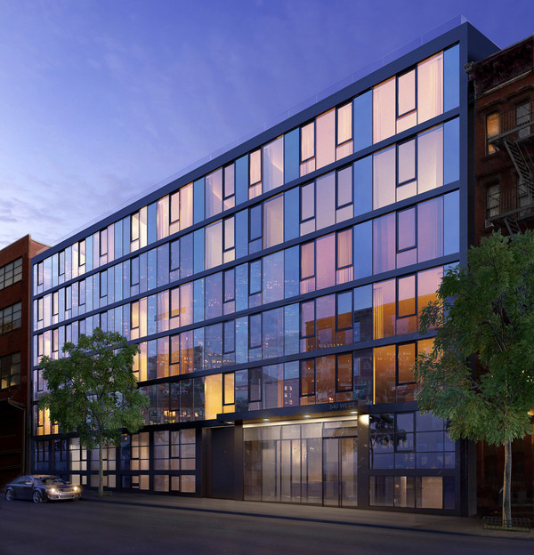 540 West 49th Street, Unit 405S Manhattan, NY 10019 - Photo 11 of 12 a view of a building