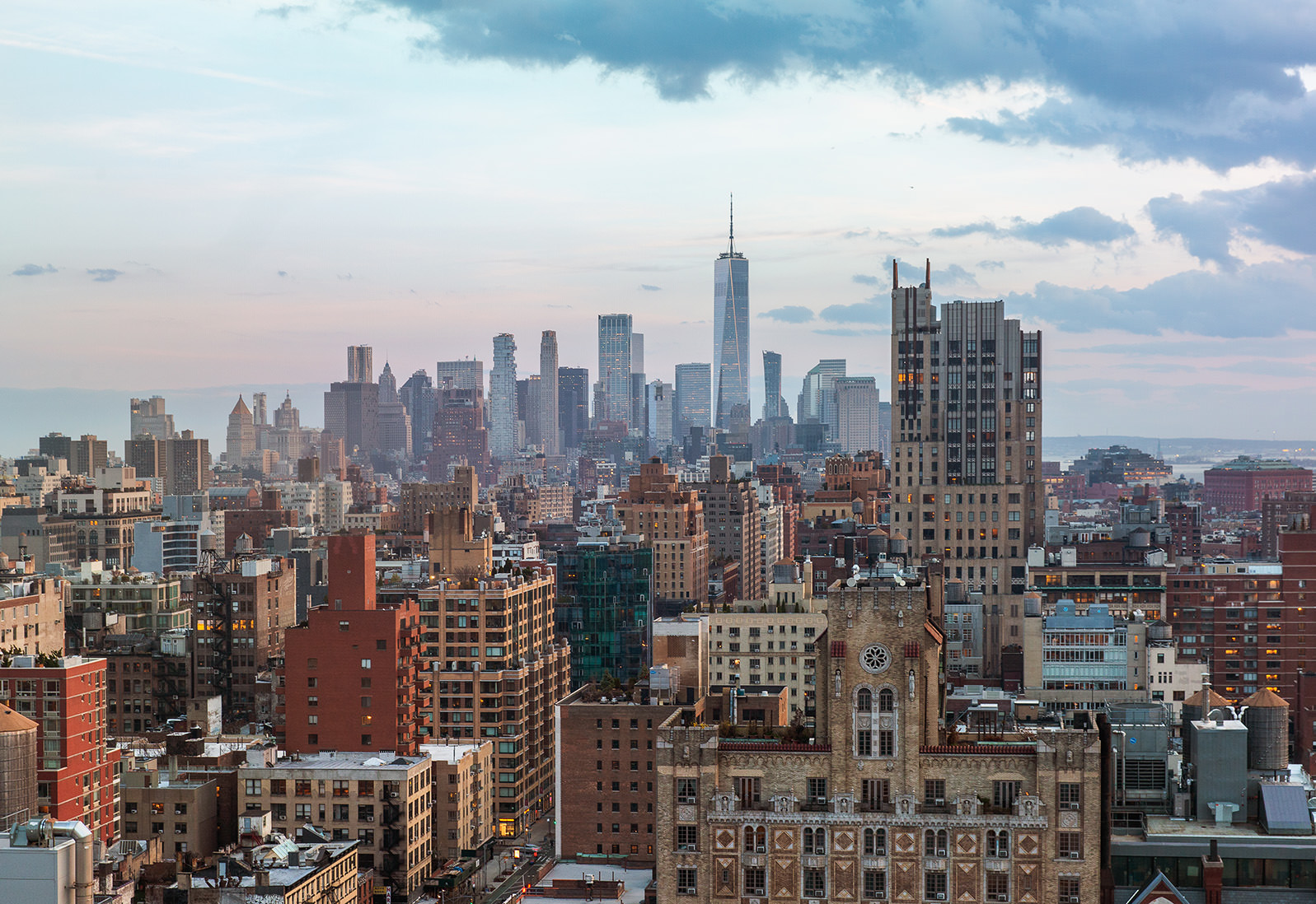 252 7th Avenue, Unit PHG Manhattan, NY 10001 - Photo 22 of 27 a view of a city with tall buildings